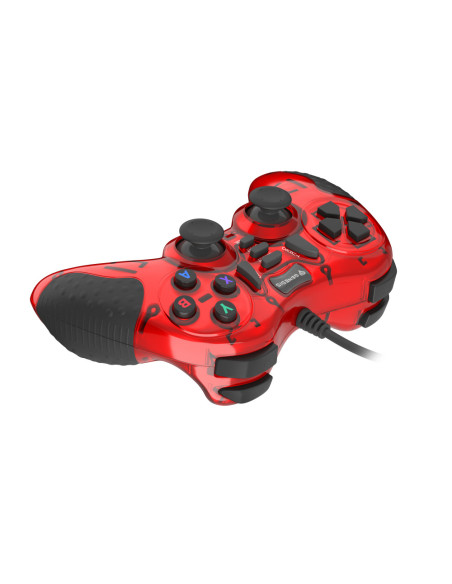 GENESIS MANGAN 200 Rojo USB 2.0 Gamepad Analógico/Digital PC