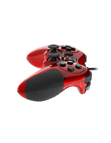 GENESIS MANGAN 200 Rojo USB 2.0 Gamepad Analógico/Digital PC