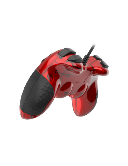 GENESIS MANGAN 200 Rojo USB 2.0 Gamepad Analógico/Digital PC