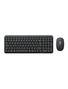 Logitech MK250 Compact Bluetooth Wireless Combo teclado Ratón incluido Universal RF Wireless + Bluetooth QWERTY Español Grafito