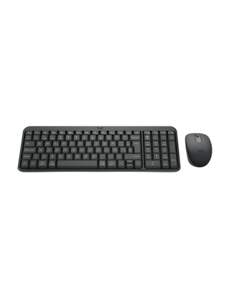 Logitech MK250 Compact Bluetooth Wireless Combo teclado Ratón incluido Universal RF Wireless + Bluetooth QWERTY Español Grafito