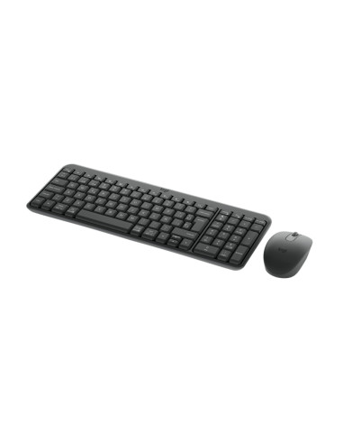 Logitech MK250 Compact Bluetooth Wireless Combo teclado Ratón incluido Universal RF Wireless + Bluetooth QWERTY Español Grafito