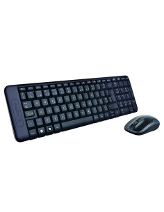 Logitech Wireless Combo MK220 teclado Ratón incluido Oficina USB Español Negro