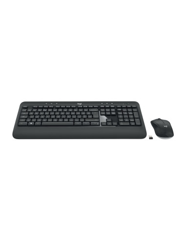 Logitech 920-008680 teclado Ratón incluido Universal RF inalámbrico QWERTY Español Negro