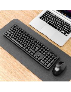 Ewent EW3281 teclado Ratón incluido Universal RF inalámbrico QWERTY Español Negro 2