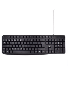 Ewent EW3002 teclado Oficina USB QWERTY Portugués Negro