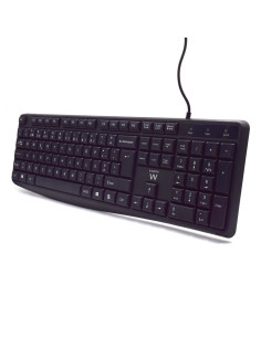 Ewent EW3002 teclado Oficina USB QWERTY Portugués Negro 2