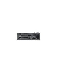 Ewent EW3112 teclado Oficina USB + PS/2 QWERTY Portugués Negro