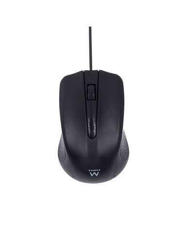 Ewent EW3300 ratón Oficina Ambidextro USB tipo A Óptico 1000 DPI