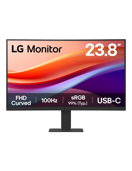 LG 24U421A-B pantalla para PC 60,5 cm (23.8") 1920 x 1080 Pixeles Full HD LED Negro