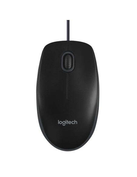 Logitech B100 ratón Oficina Ambidextro USB tipo A Óptico 800 DPI