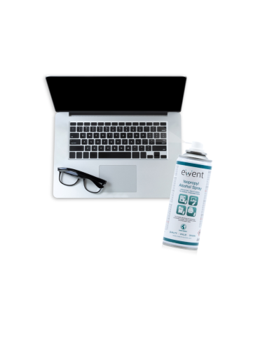 Ewent EW5613 kit de limpieza para computadora Impresora Espray para limpieza de equipos 200 ml