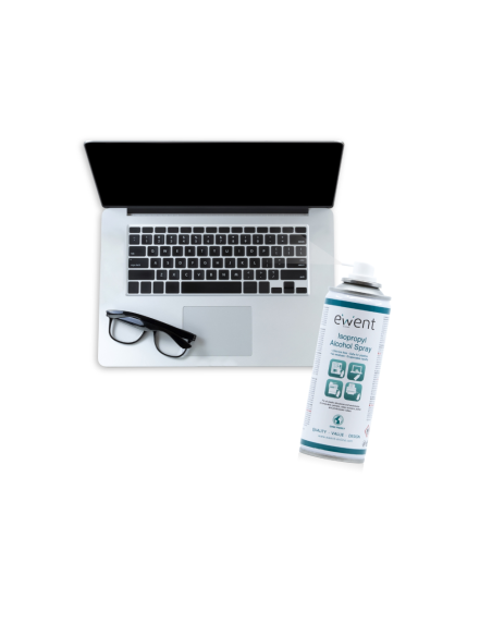 Ewent EW5613 kit de limpieza para computadora Impresora Espray para limpieza de equipos 200 ml