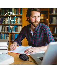 Logitech B110 Silent ratón Oficina Ambidextro USB tipo A Óptico 1000 DPI 2