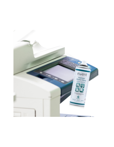 Ewent EW5613 kit de limpieza para computadora Impresora Espray para limpieza de equipos 200 ml