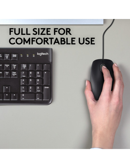 Logitech B110 Silent ratón Oficina Ambidextro USB tipo A Óptico 1000 DPI