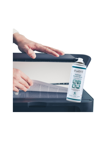 Ewent EW5613 kit de limpieza para computadora Impresora Espray para limpieza de equipos 200 ml