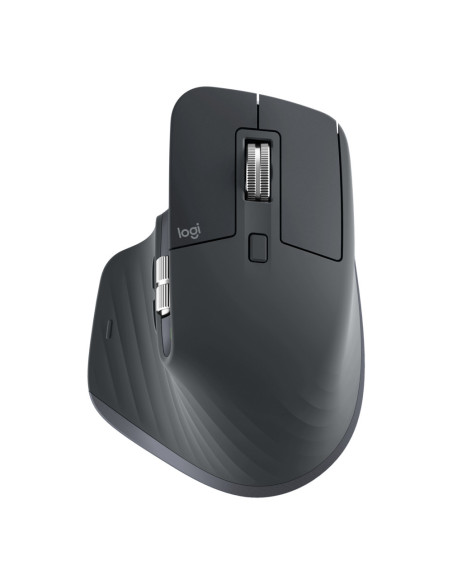 Logitech MX Master 3S, ratón inalámbrico de alto rendimiento con desplazamiento ultrarrápido, Ergo, 8000 DPI, seguimiento sobre 