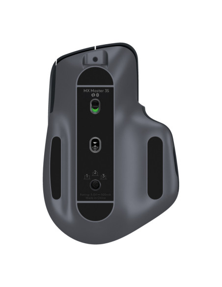 Logitech MX Master 3S, ratón inalámbrico de alto rendimiento con desplazamiento ultrarrápido, Ergo, 8000 DPI, seguimiento sobre 
