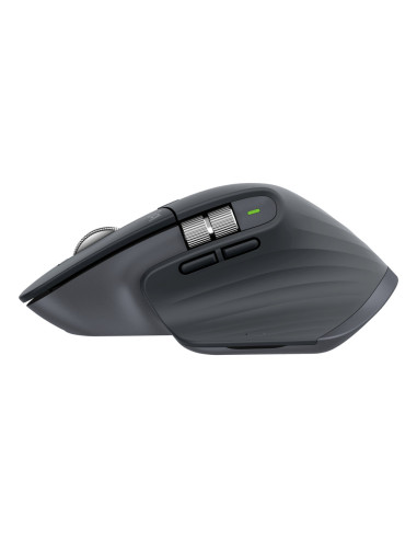 Logitech MX Master 3S, ratón inalámbrico de alto rendimiento con desplazamiento ultrarrápido, Ergo, 8000 DPI, seguimiento sobre 