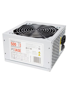 PCCASE EP-500 unidad de fuente de alimentación 500 W 20+4 pin ATX ATX Plata