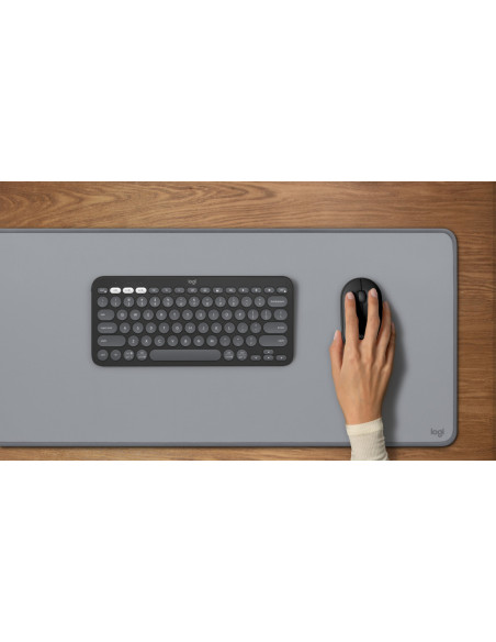 Logitech 910-007015 ratón Viajes Ambidextro RF Wireless + Bluetooth Óptico 4000 DPI