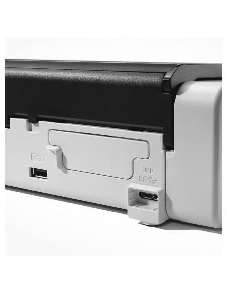 Brother ADS-1200 escaner Escáner con alimentador automático de documentos (ADF) 600 x 600 DPI A4 Negro, Blanco