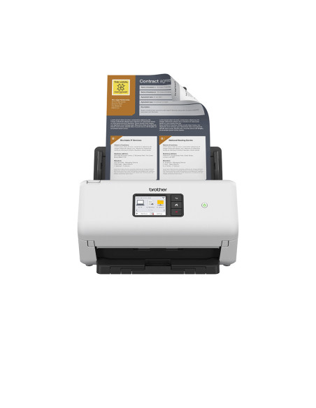 Brother ADS-4550W Escáner con alimentador automático de documentos (ADF) 600 x 600 DPI Negro, Blanco