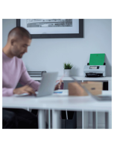 Brother ADS-4700W escaner ADF + escáner alimentado por hojas 600 x 600 DPI A4 Negro, Blanco