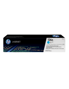 HP Cartucho de tóner original LaserJet 126A cian