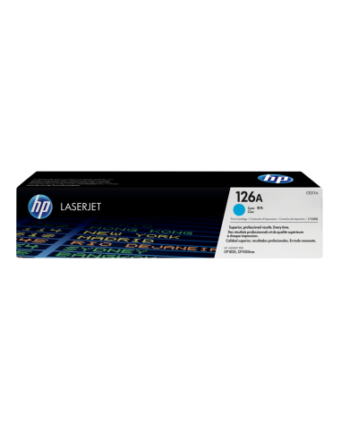 HP Cartucho de tóner original LaserJet 126A cian