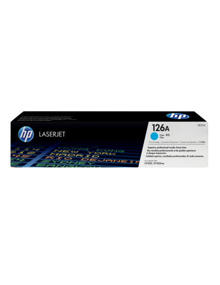 HP Cartucho de tóner original LaserJet 126A cian