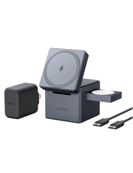 Anker Innovations Y1811G11 cargador de dispositivo móvil Auriculares, Smartphone, Reloj inteligente Negro Corriente alterna, USB