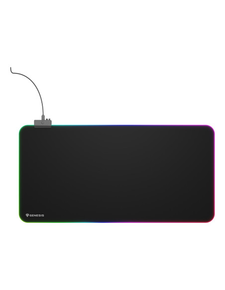 GENESIS Boron 500 XXL RGB Alfombrilla de ratón para juegos Negro