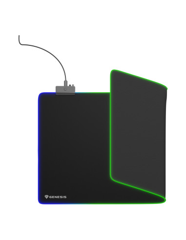 GENESIS Boron 500 XXL RGB Alfombrilla de ratón para juegos Negro