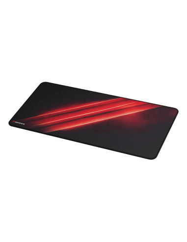 GENESIS Carbon 500 Maxi Flash G2 Alfombrilla de ratón para juegos Negro, Rojo