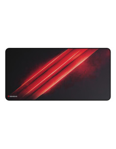 GENESIS Carbon 500 Maxi Flash G2 Alfombrilla de ratón para juegos Negro, Rojo 2