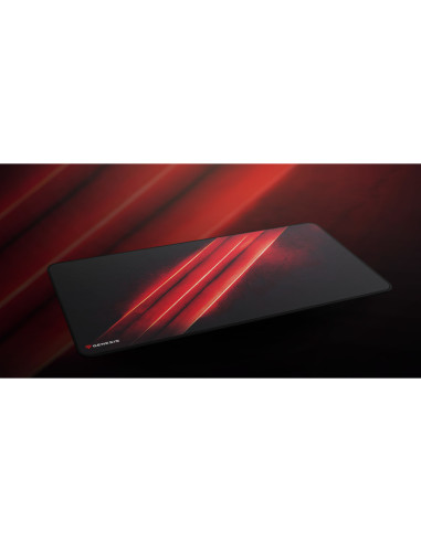 GENESIS Carbon 500 Maxi Flash G2 Alfombrilla de ratón para juegos Negro, Rojo