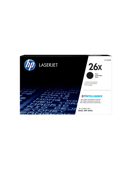 HP Cartucho de tóner original LaserJet 26X de alta capacidad negro