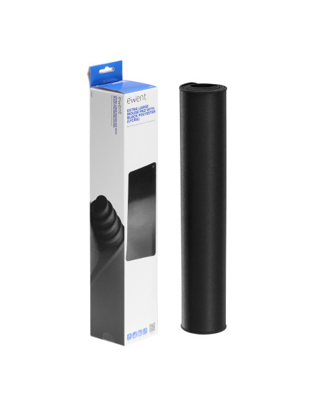Ewent EW3182 alfombrilla para ratón Alfombrilla de ratón para juegos Negro