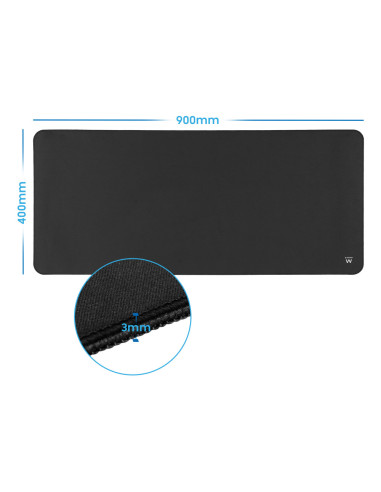 Ewent EW3182 alfombrilla para ratón Alfombrilla de ratón para juegos Negro