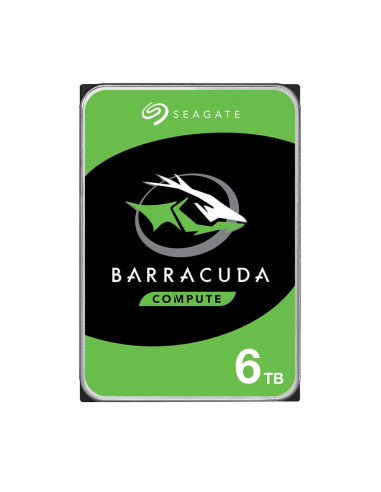 Seagate Barracuda 6TB disco duro interno 5400 RPM 256 MB 3.5" Serial ATA III