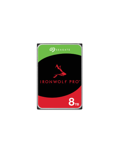 Seagate IronWolf Pro ST8000NT001 disco duro interno 8 TB 7200 RPM 256 MB 3.5" Serial ATA III