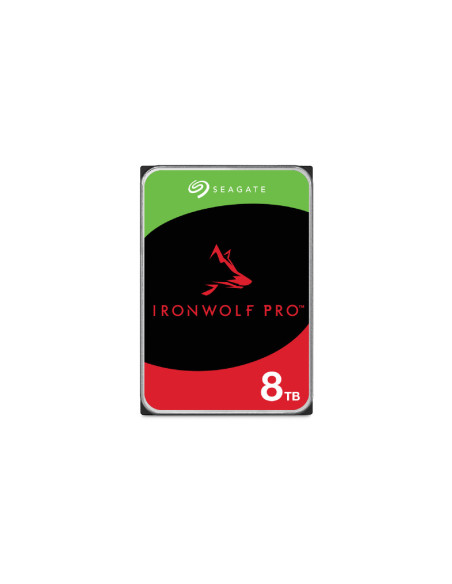 Seagate IronWolf Pro ST8000NT001 disco duro interno 8 TB 7200 RPM 256 MB 3.5" Serial ATA III