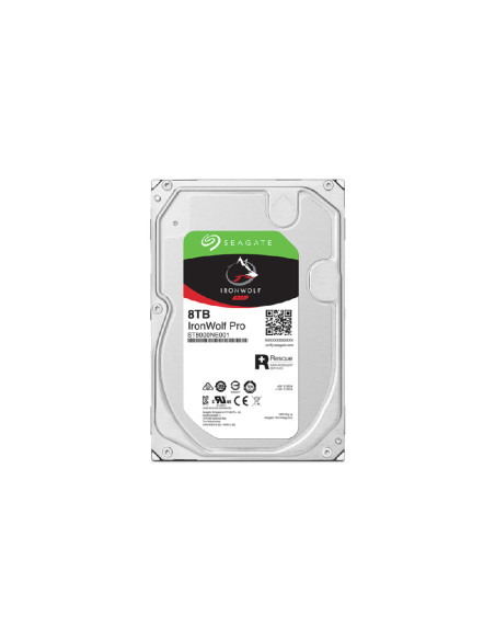 Seagate IronWolf Pro ST8000NT001 disco duro interno 8 TB 7200 RPM 256 MB 3.5" Serial ATA III