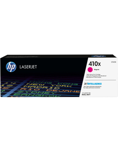 HP Cartucho de tóner original LaserJet 410X magenta de alta capacidad