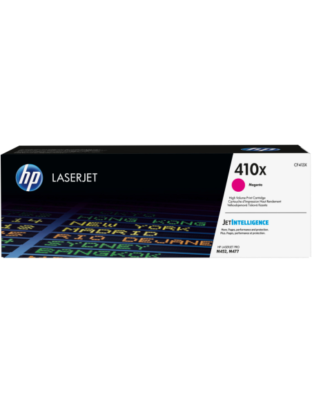 HP Cartucho de tóner original LaserJet 410X magenta de alta capacidad