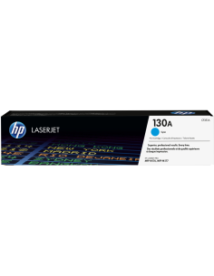HP Cartucho de tóner original LaserJet 130A cian