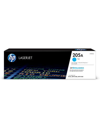 HP Cartucho de tóner Original LaserJet 205A cian