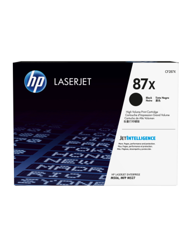 HP Cartucho de tóner original LaserJet 87X de alta capacidad negro